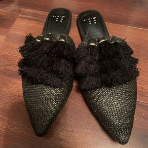 A New Day Tassel Mule Flats